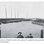 Wrijfpalen aan de noordwal van de Nieuwe Haven. Verder remmingwerk langs de pieren - ca 1900