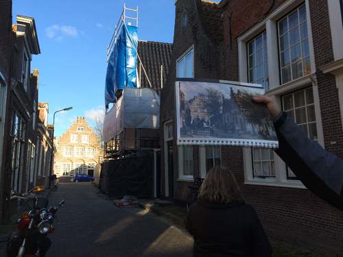 Foto: wandeling historische vereniging Oud Enkhuizen 
