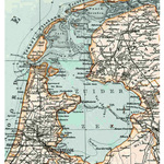 Kaart  Zuyderzee